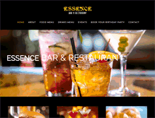 Tablet Screenshot of essencebar.com